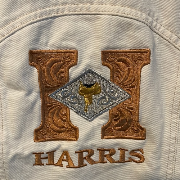 Women’s Harris/Gap white jean jacket - Picture 3 of 9